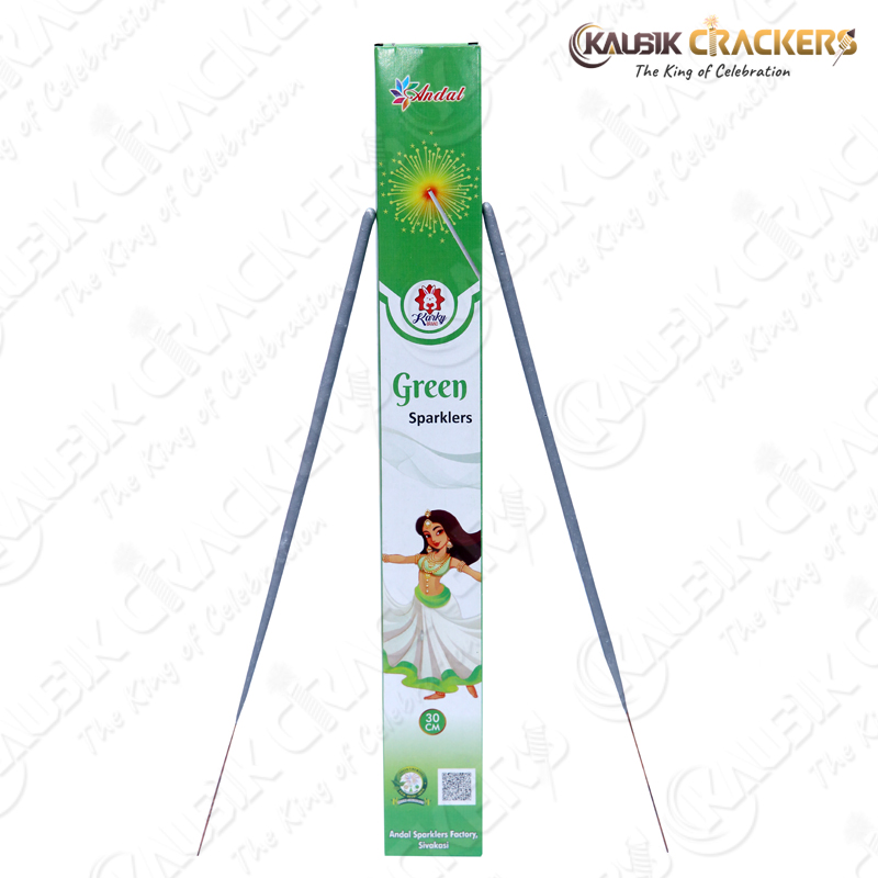 30cm Green Sparkler |  Box