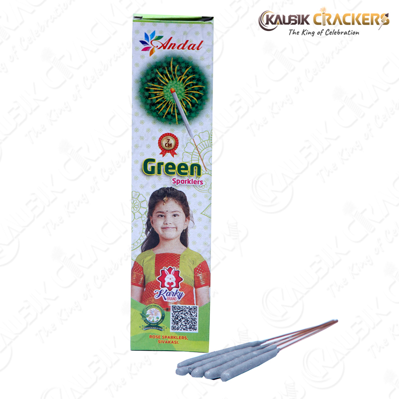 7cm Green Sparkler |  Box