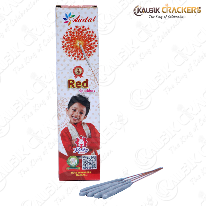 7cm Red Sparkler |  Box